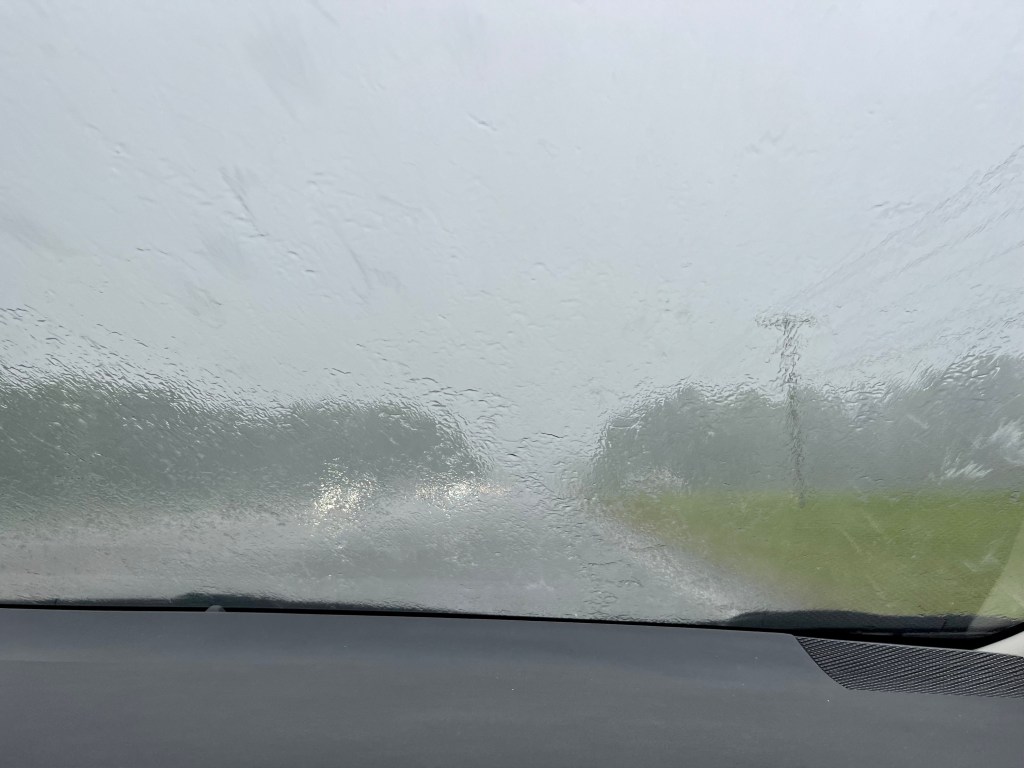 Honey cow, can it rain in North Carolina.!!!
